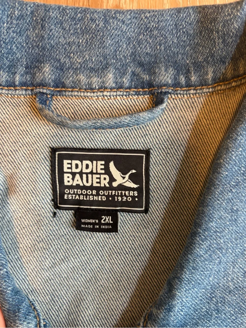 Eddie Bauer Blue Classic Denim Jacket
